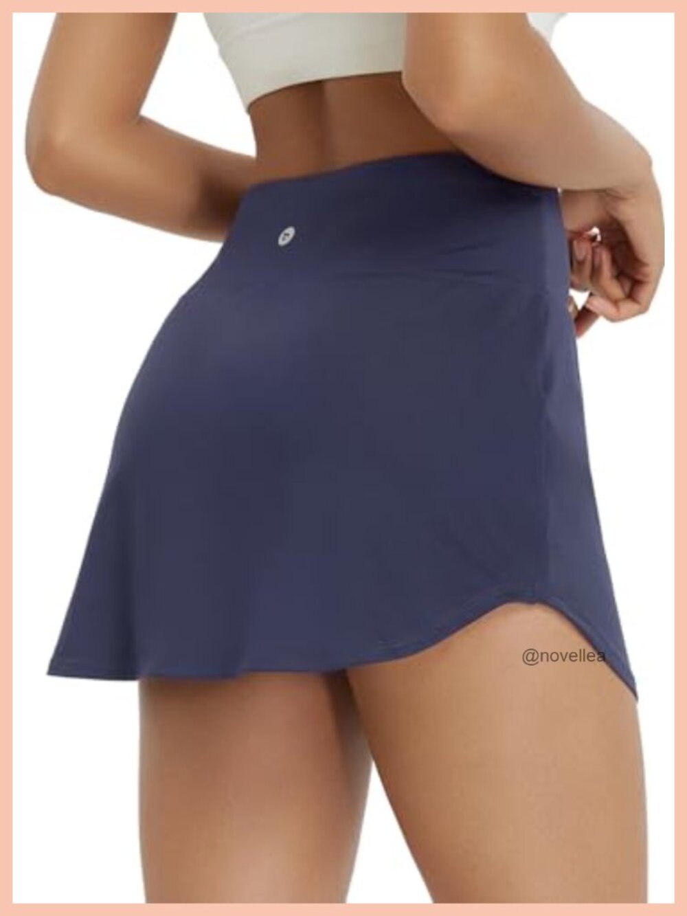 Tennis Skort with Shorts Pockets High Waisted Athletic Skorts